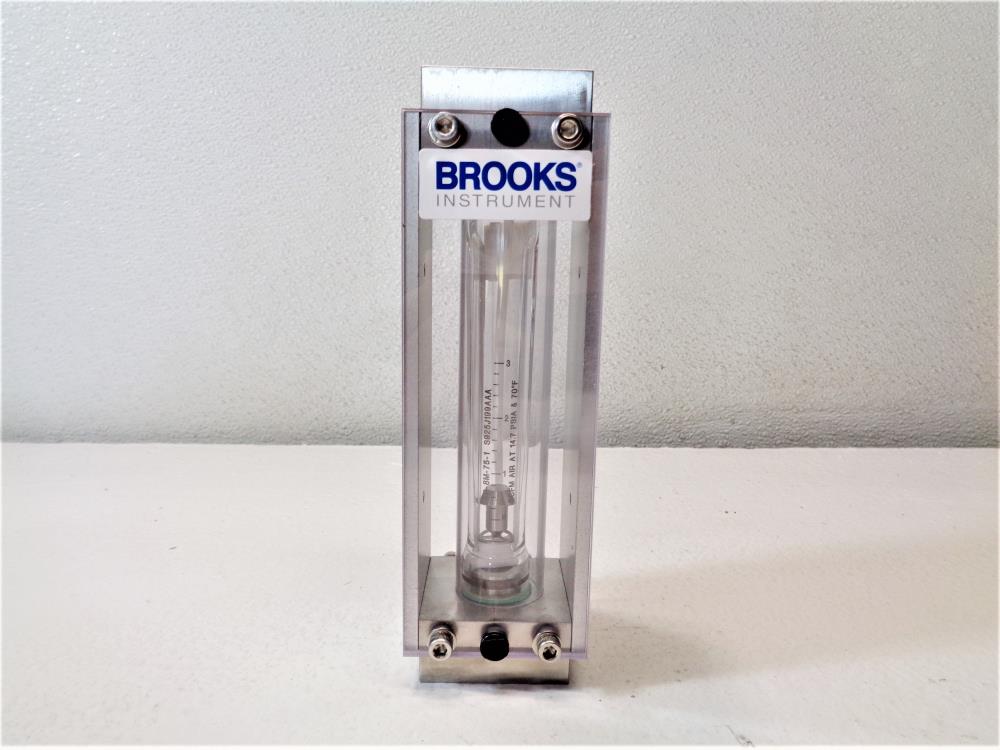 Brooks 0-3 SCFM Air Glass Tube Flowmeter 1305FJ12CL2BA